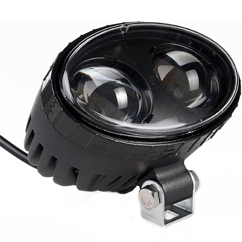 FUGUANG ضوء أمان رافعة فوكوانغ LED 8 واط ضوء بقعة حمراء لمنطقة الأمان في المستودع مؤشر أمان DC10V-80V شريحة جهد واسع (8 واط بقعة مربعة، حمراء) - Image 2